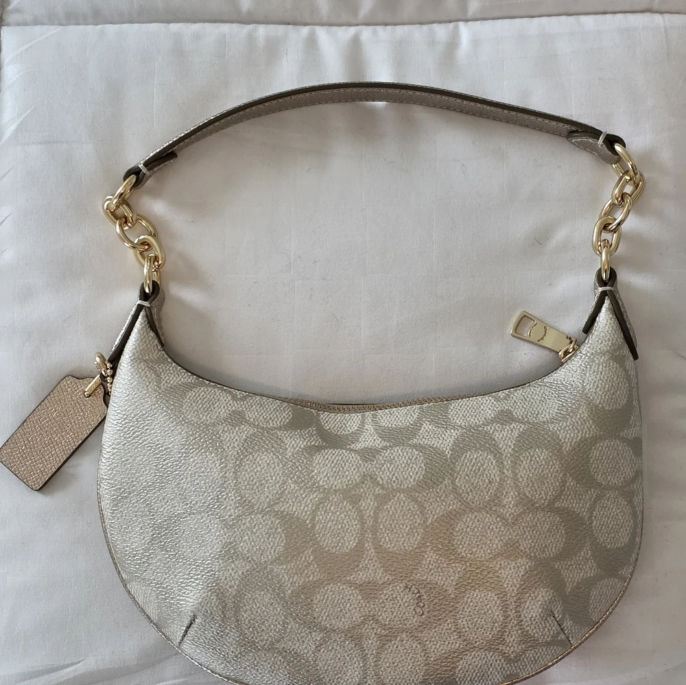 Coach Champagne Signature Mini Bag - Picture 3 of 4